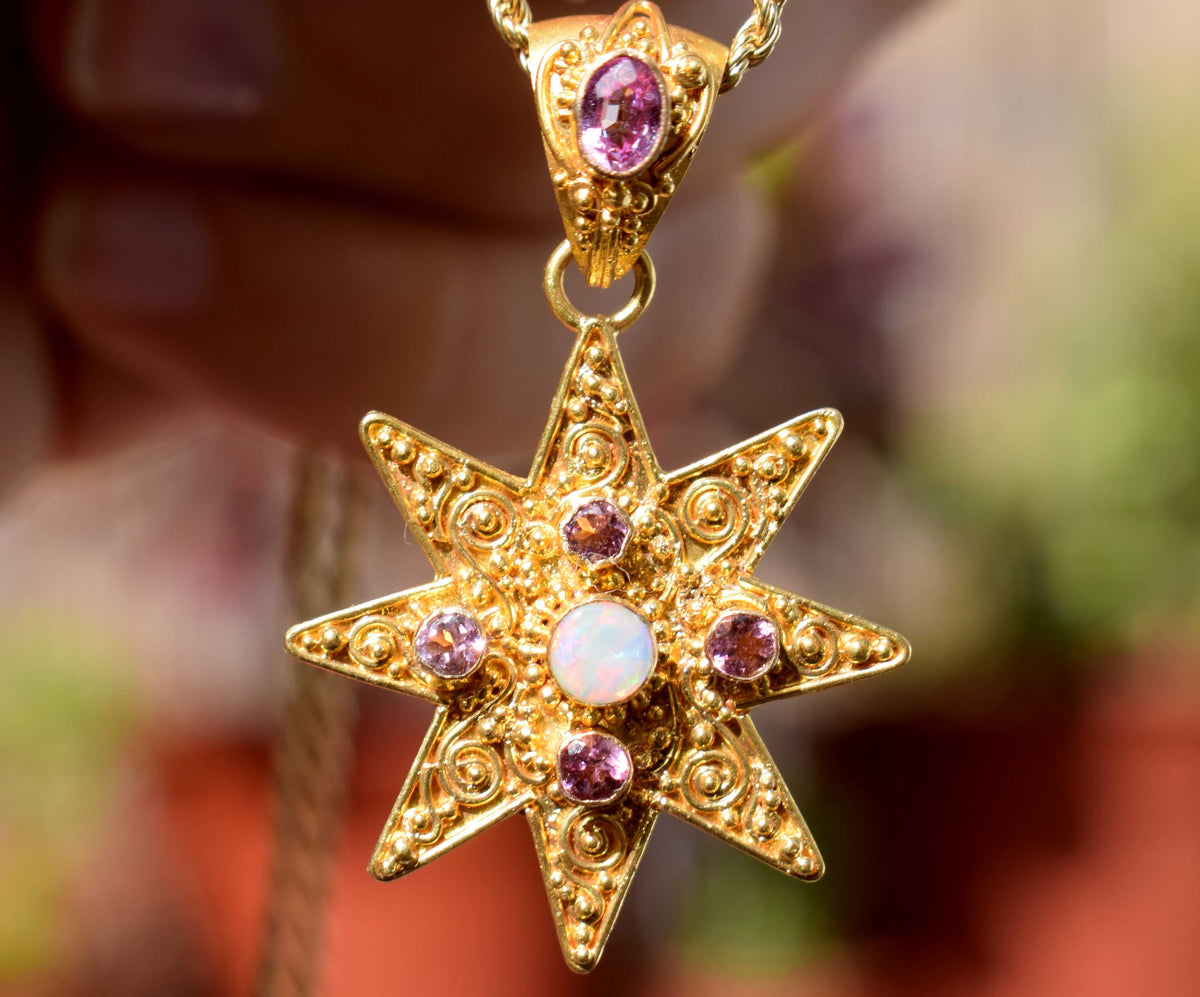 Colgante Venus Ópalo Turmalina