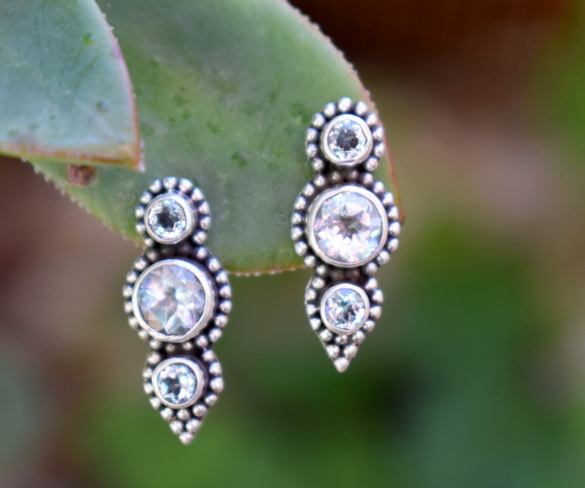 Aros Roma Aguamarinas