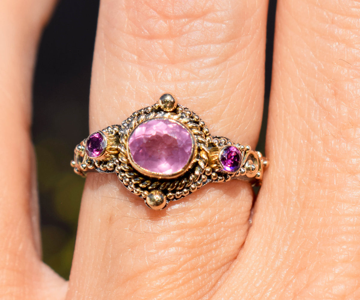 Anillo Florencia Espinela Rosada