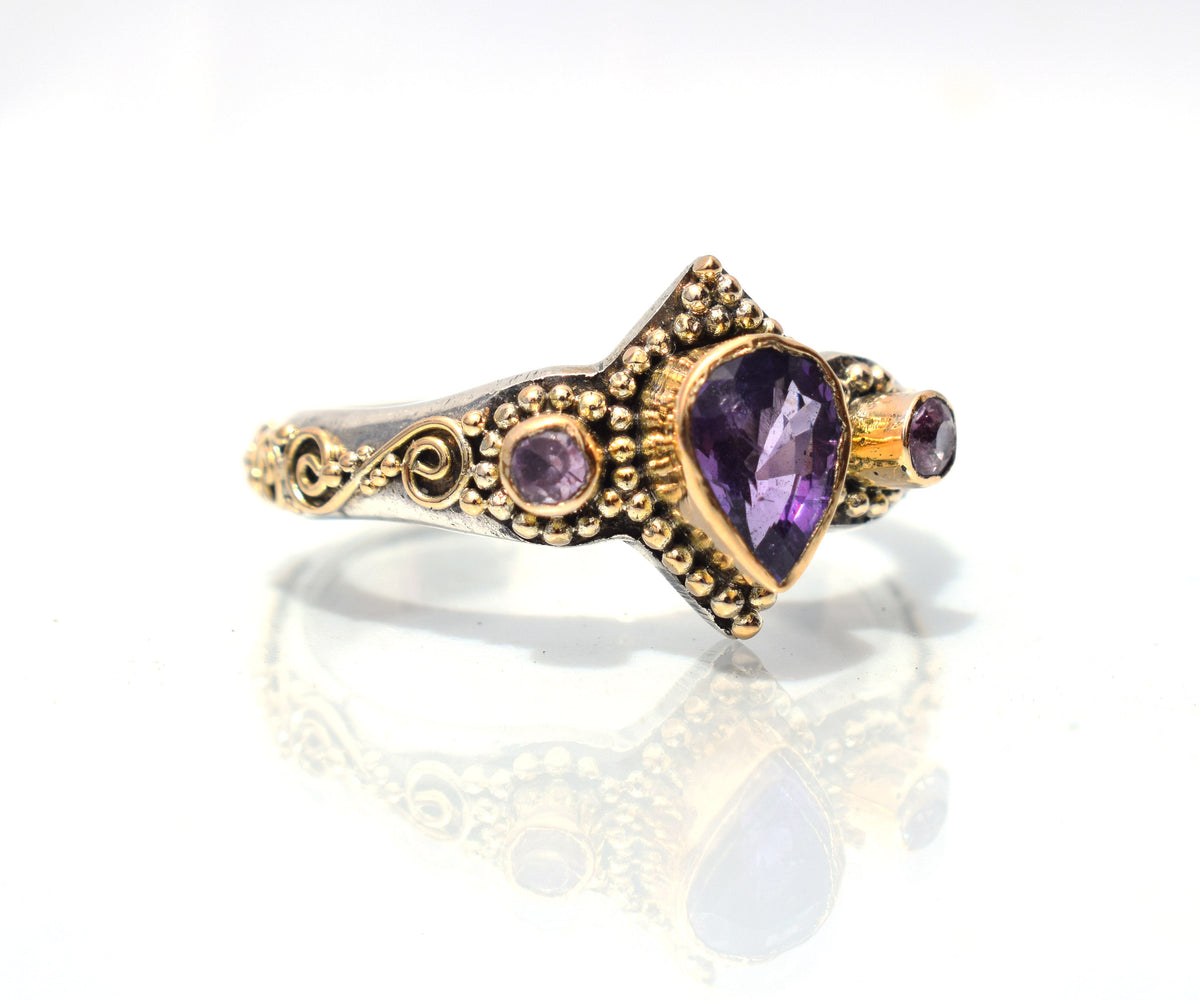 Anillo Roma Zafiro Purpura