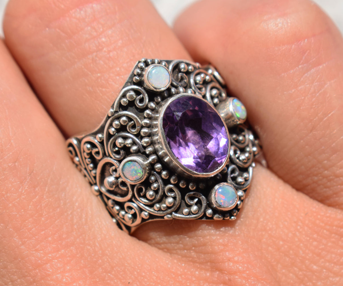 Anillo Peace Amatista