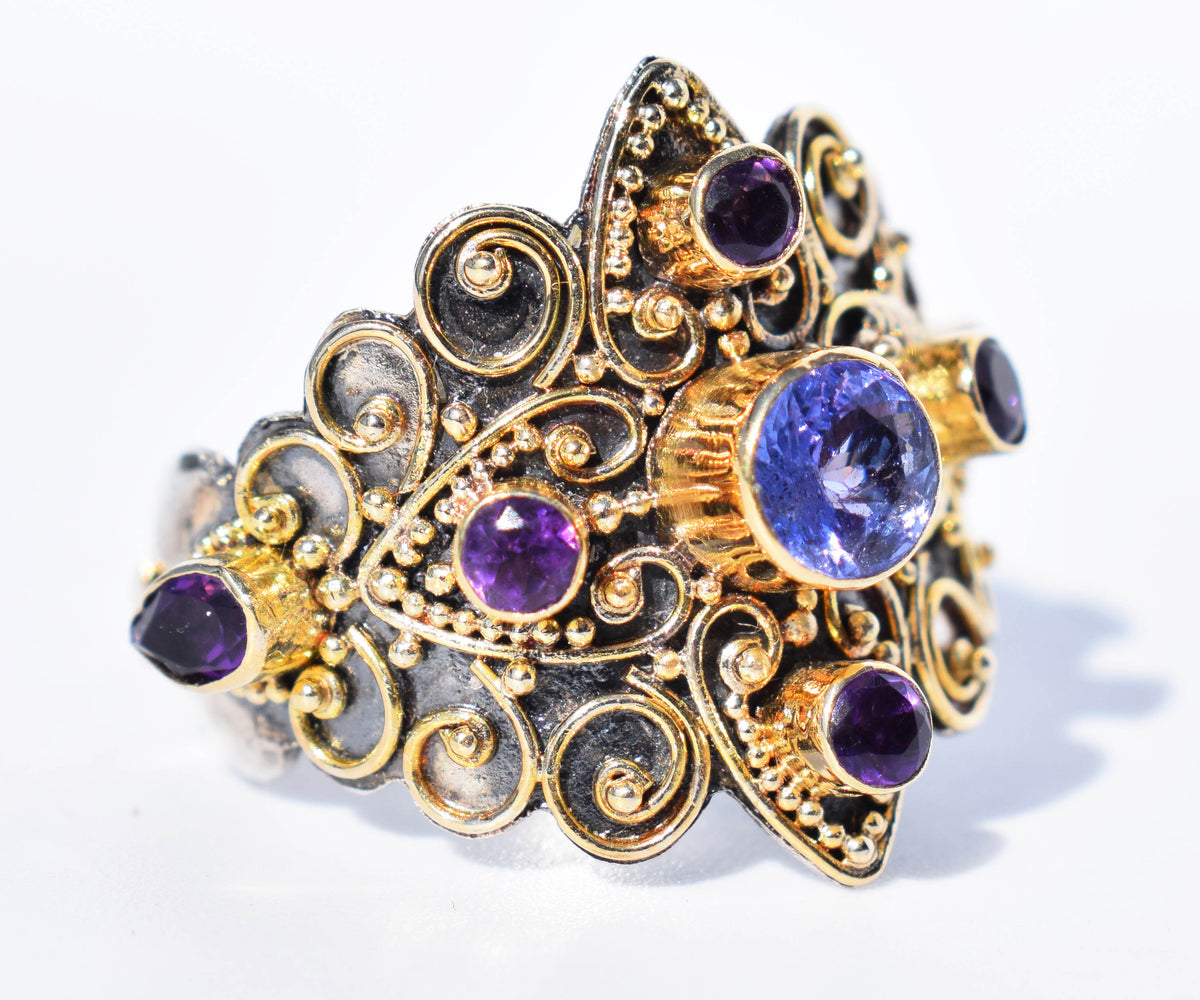 Anillo Habibi Tanzanita