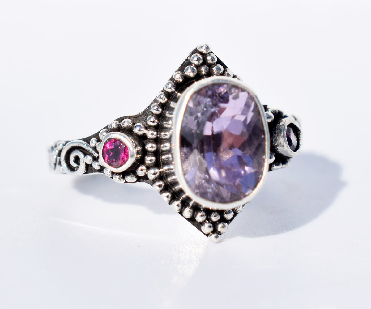 Anillo Big Roma Kunzita