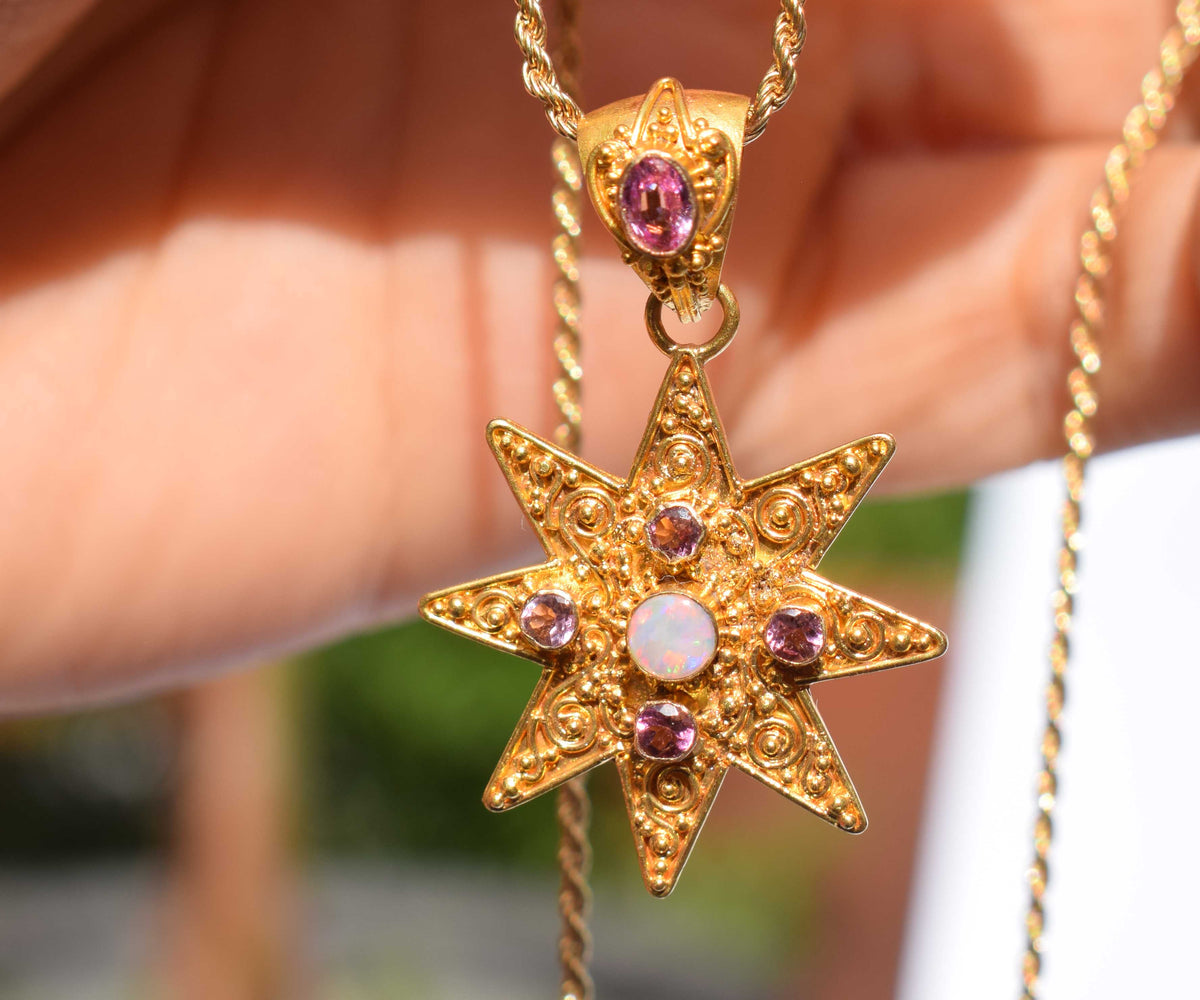 Colgante Venus Ópalo Turmalina