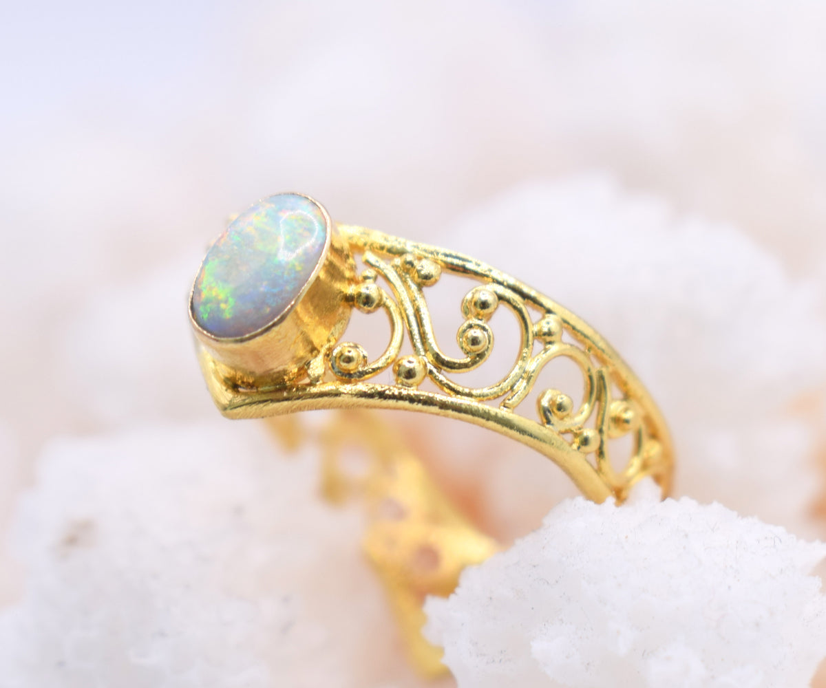 Anillo Calisto Ópalo