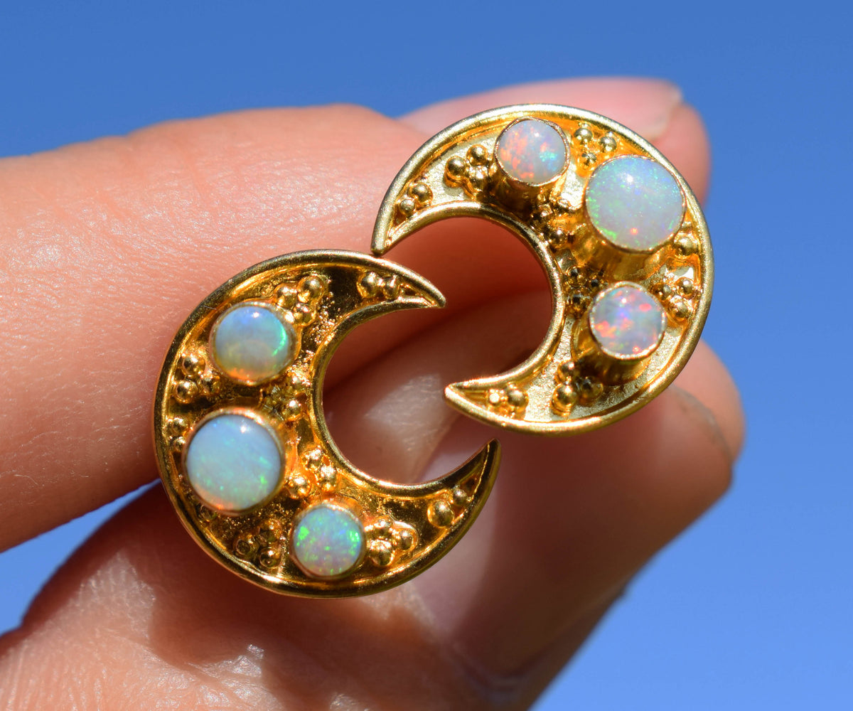 Aros Claro de Luna Ópalos