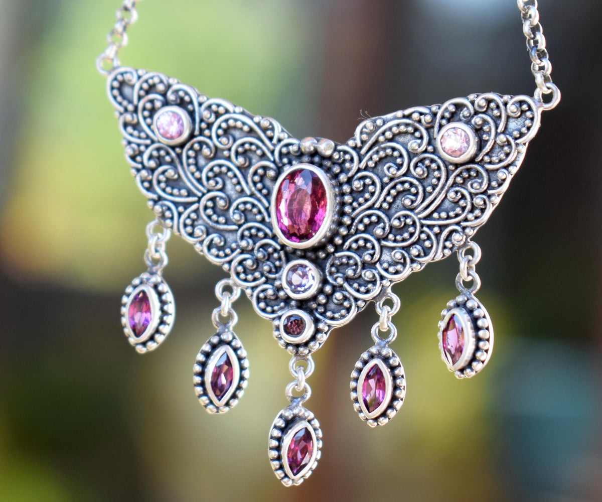 Collar Florecer Turmalina