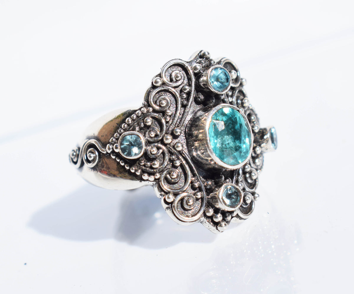 Anillo Buterfly Apatita