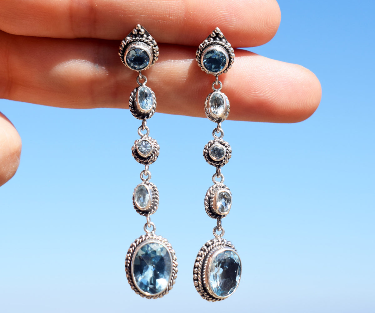 Aros Cascada Topacios