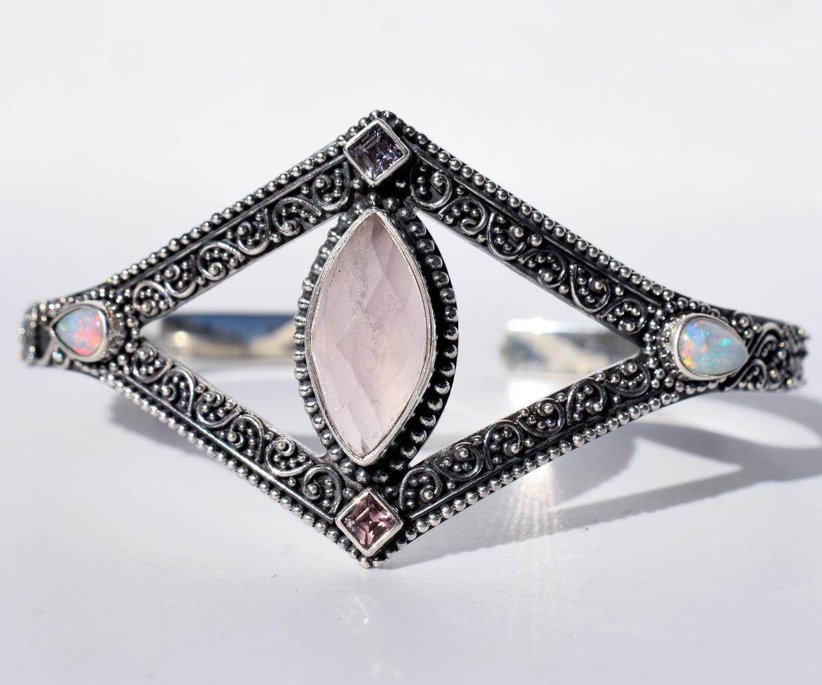 Pulsera Tantra Cuarzo rosa