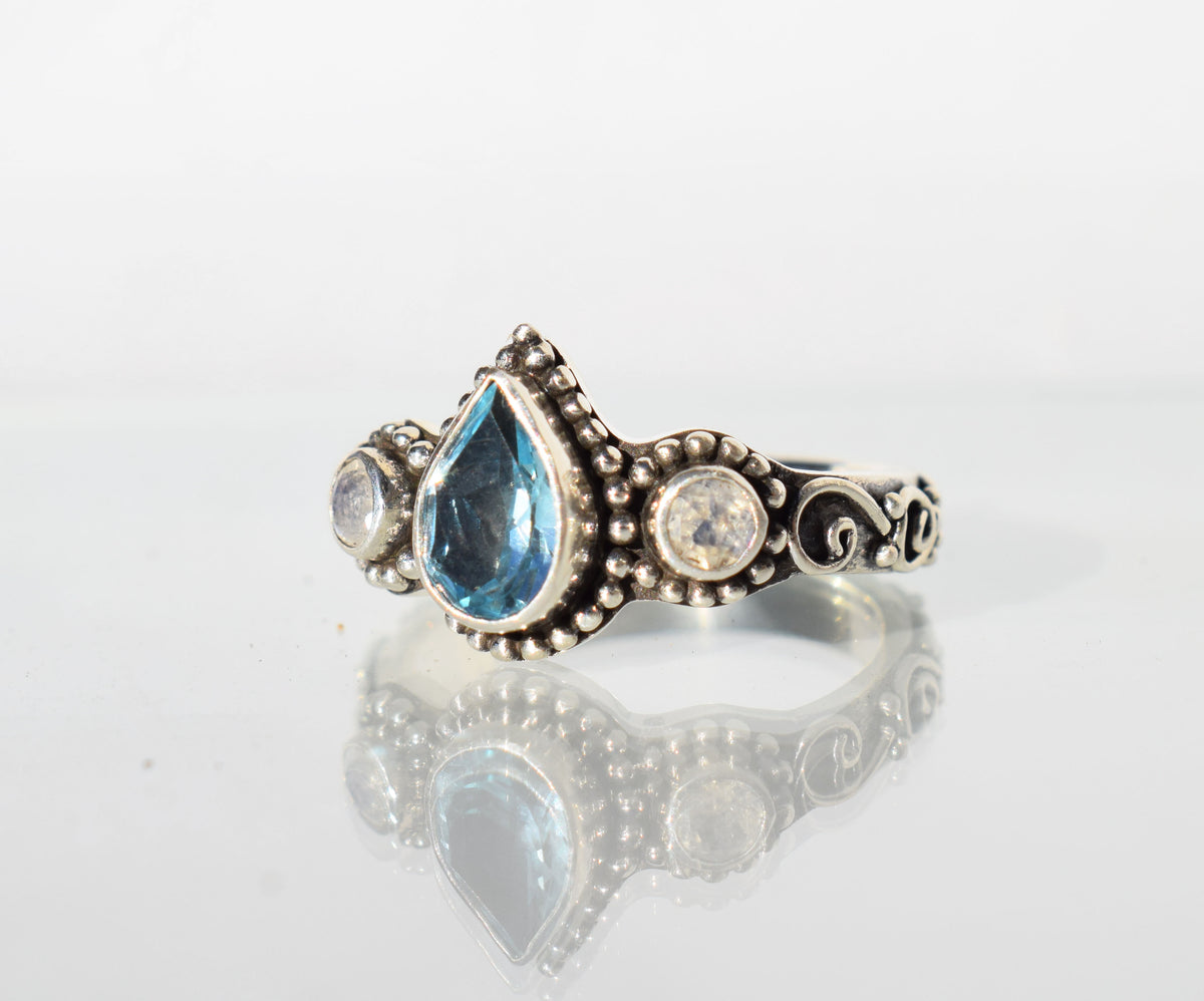 Anillo Roma Topacio Gota