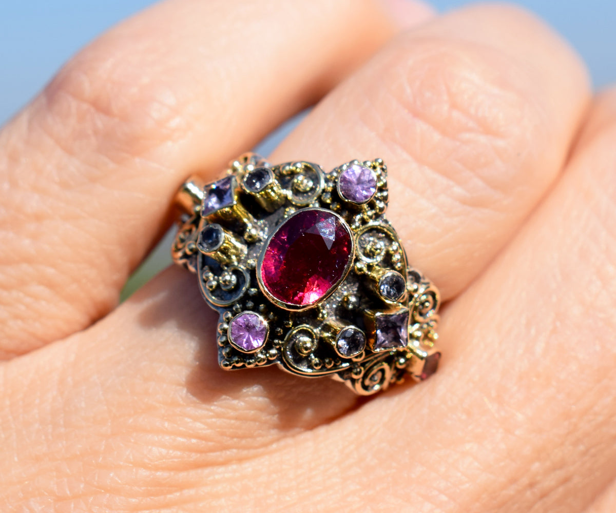 Anillo Arabic Dream Turmalina