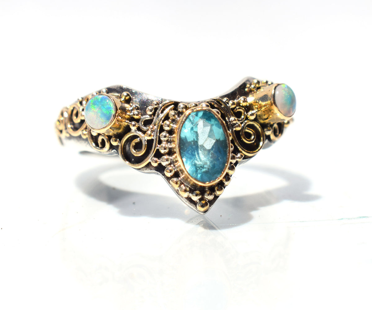 Anillo Fusión Apatita Opalo