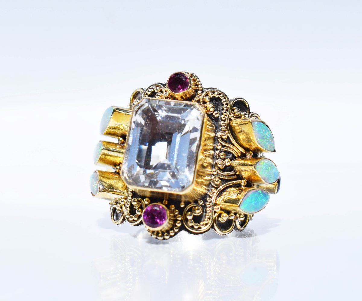 Anillo Forest Topacio