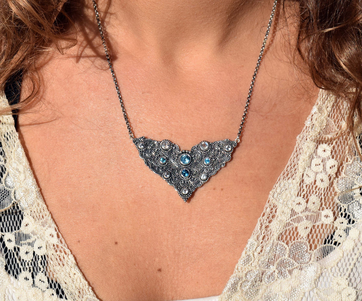 Collar Buterfly Topacio