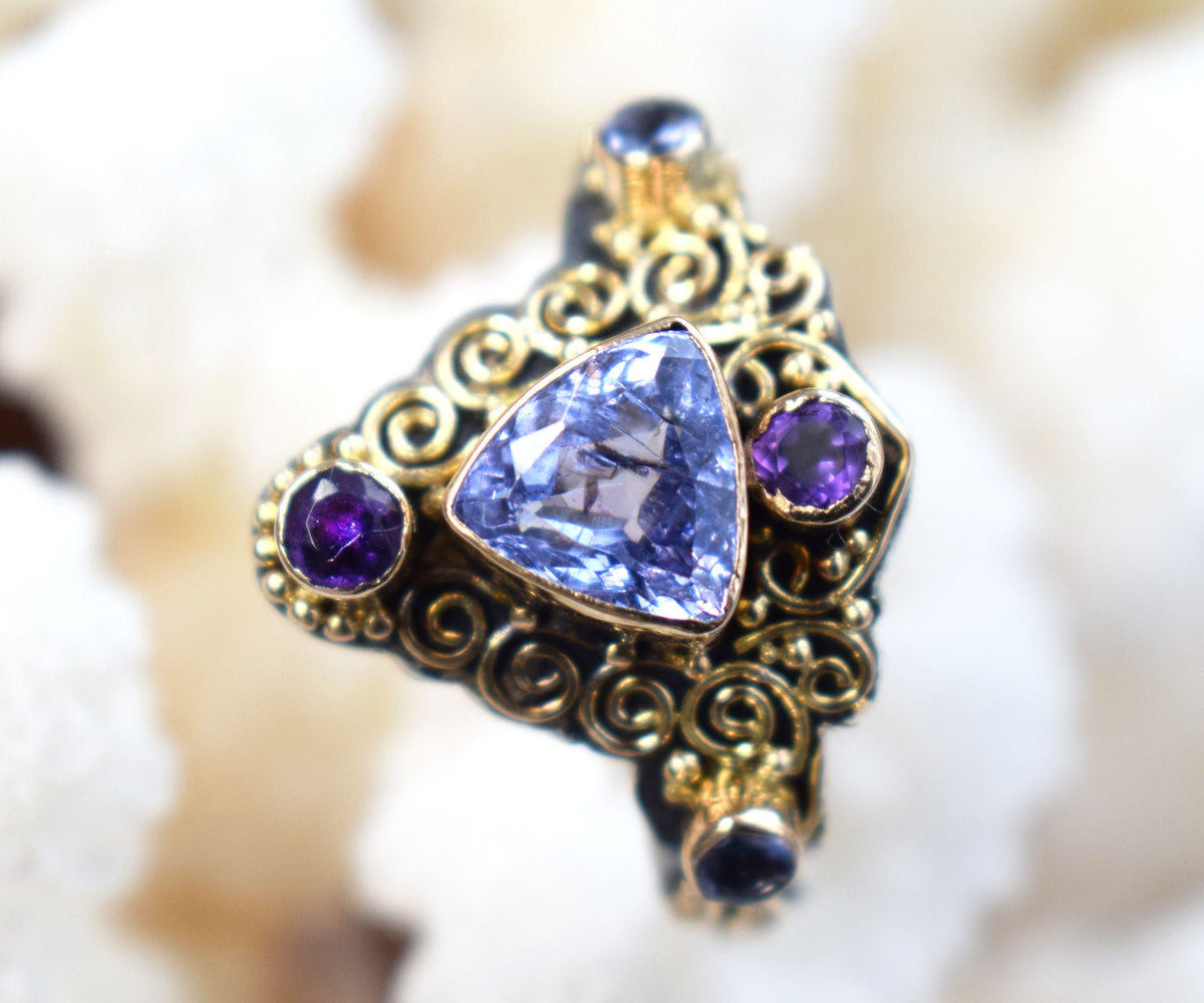 Anillo Totem Tanzanita