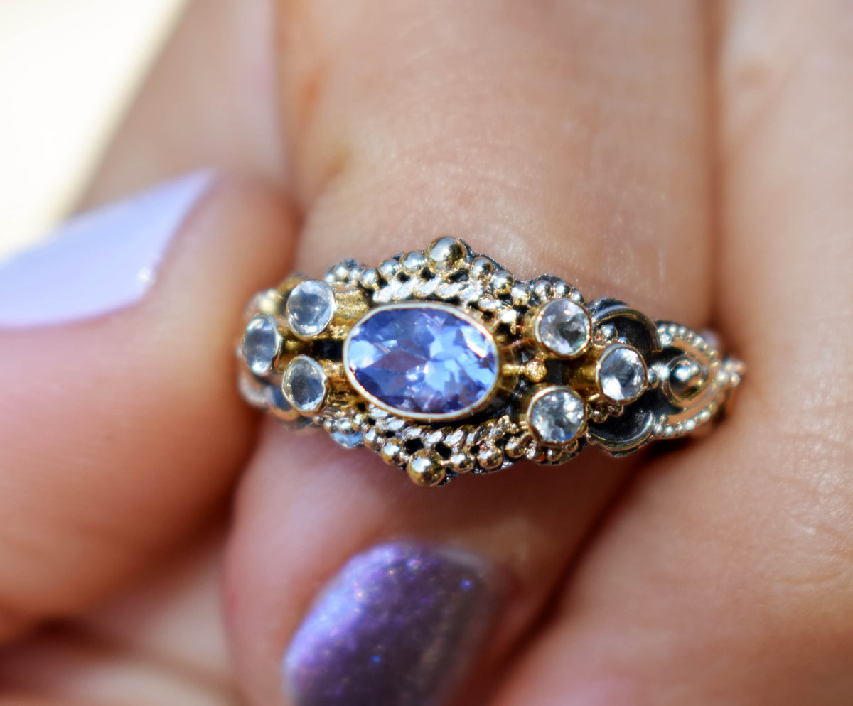 Anillo Azahara Tanzanita