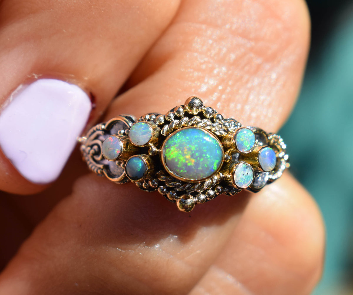 Anillo Azahara Ópalo