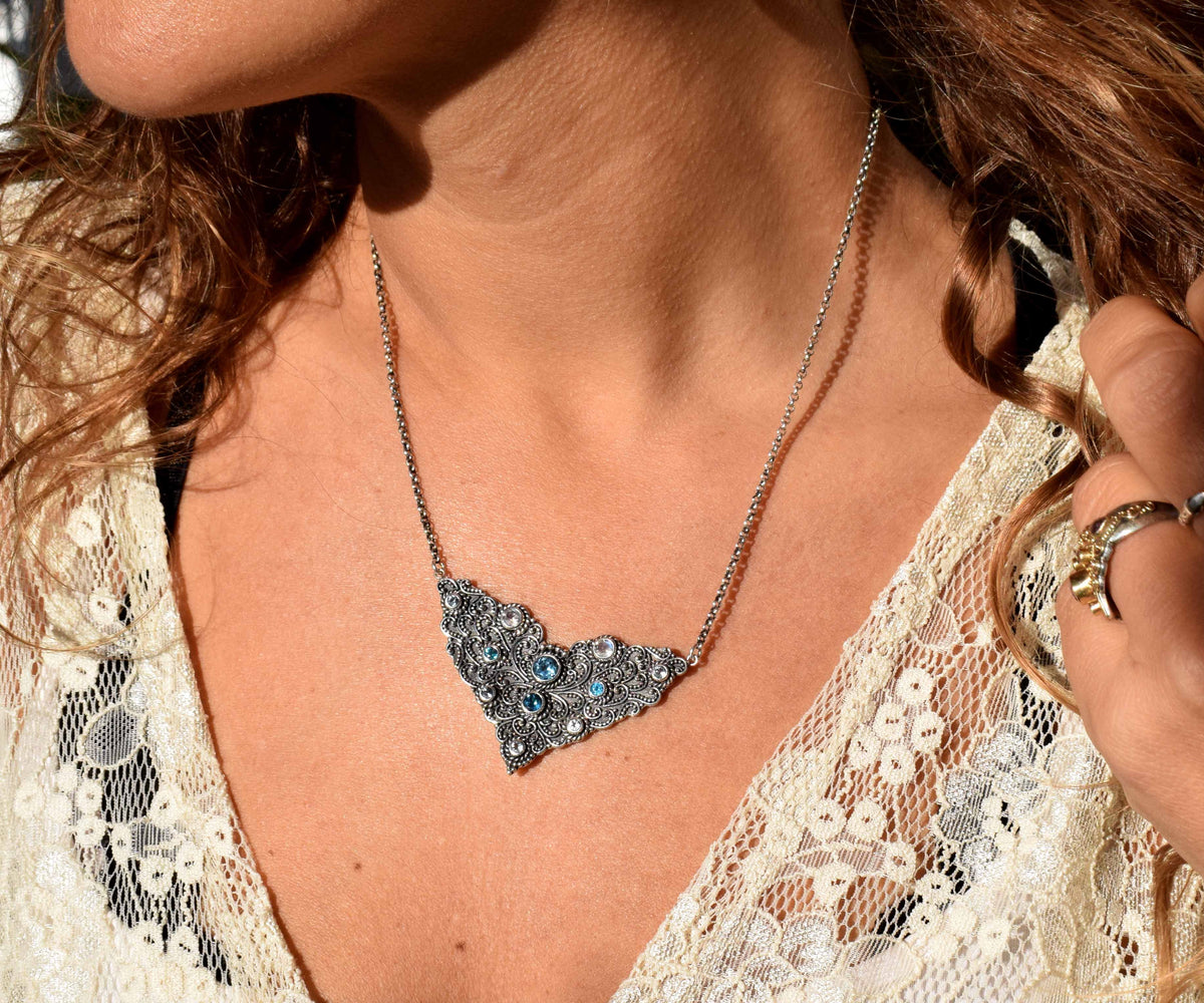 Collar Buterfly Topacio