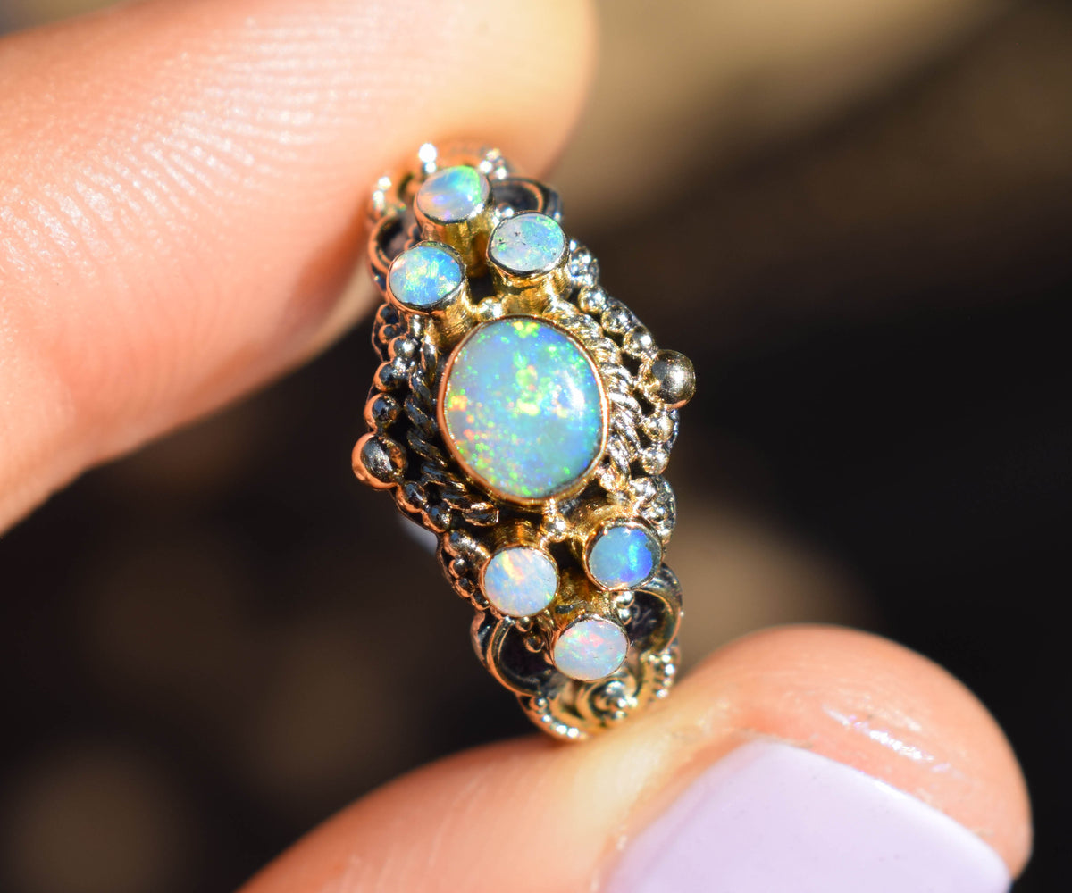 Anillo Azahara Ópalo