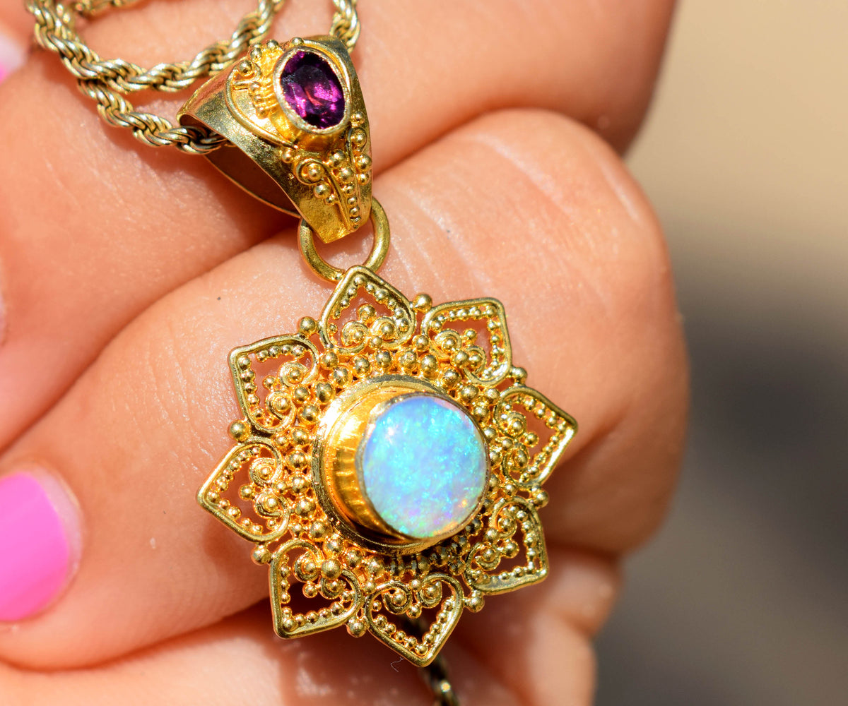 Colgante Mandala Opalo