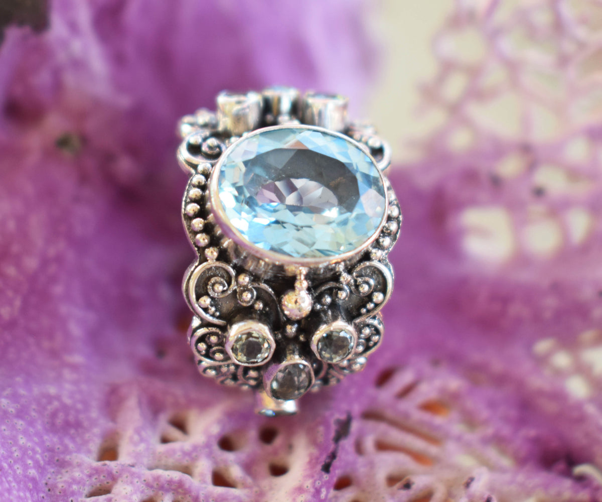 Anillo Sultan Topacio Edición Silver