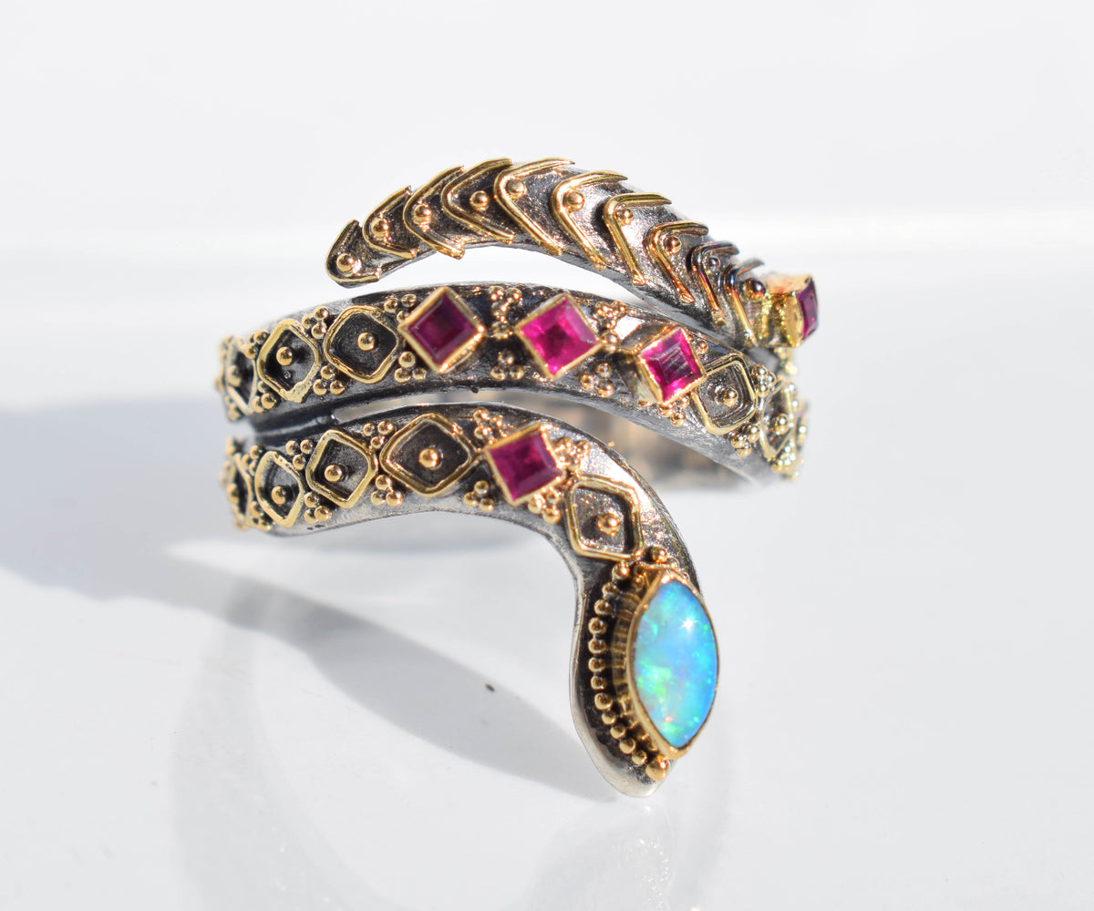 Anillo Kundalini Ópalo