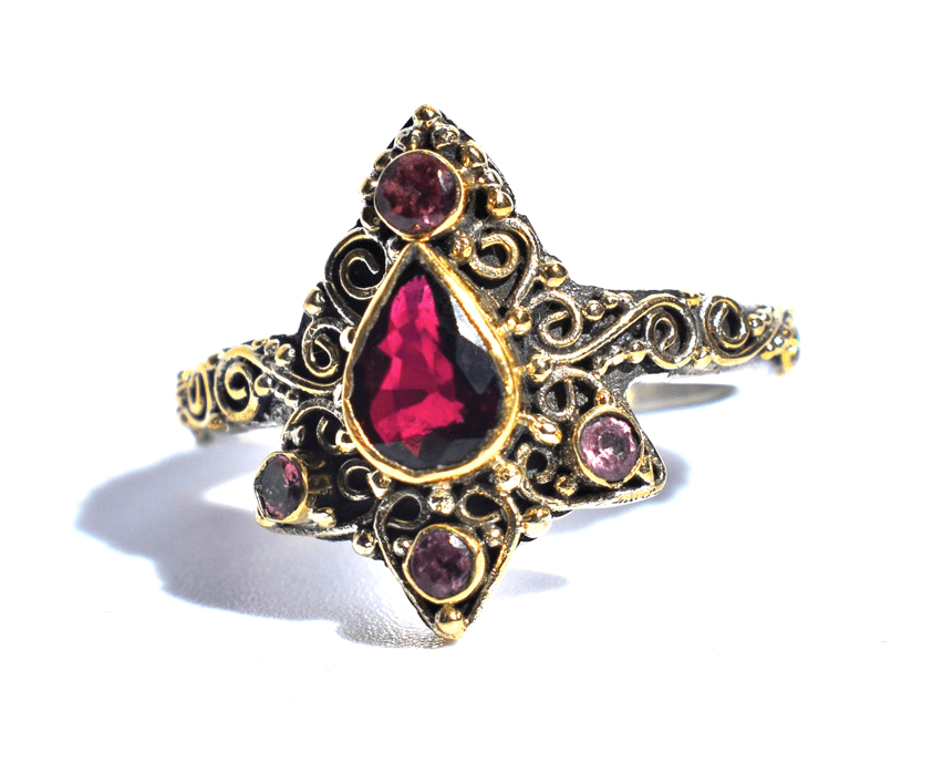 Anillo Cosmic Star Turmalina