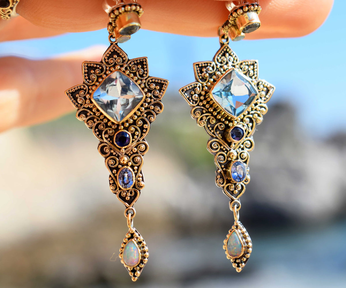 Aros Kaya Cushion Topacios