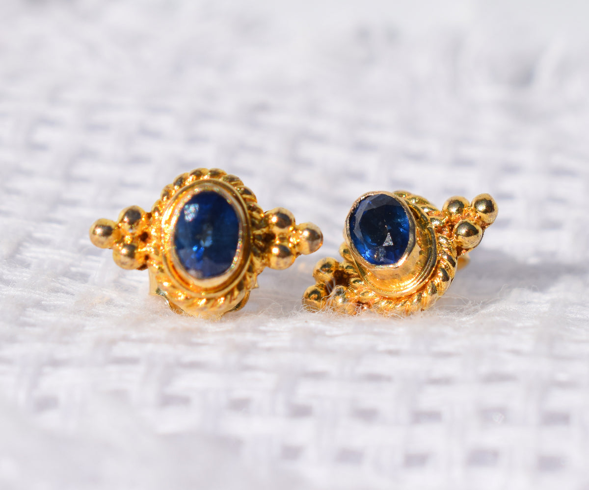 Aros Basic Studs Zafiros