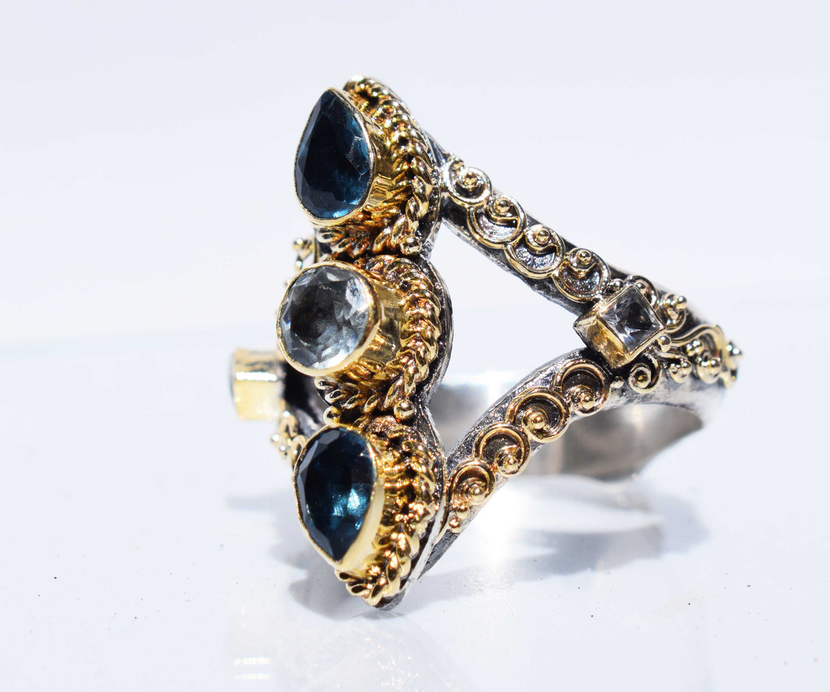 Anillo Tribu Aguamarina