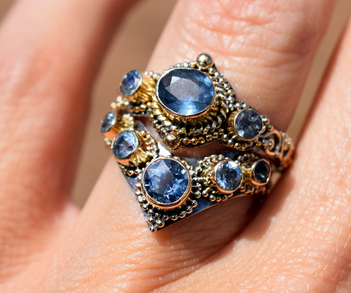 Anillo Fusión Queen Zafiro