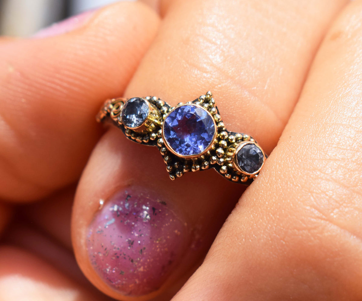 Anillo Roma Tanzanita