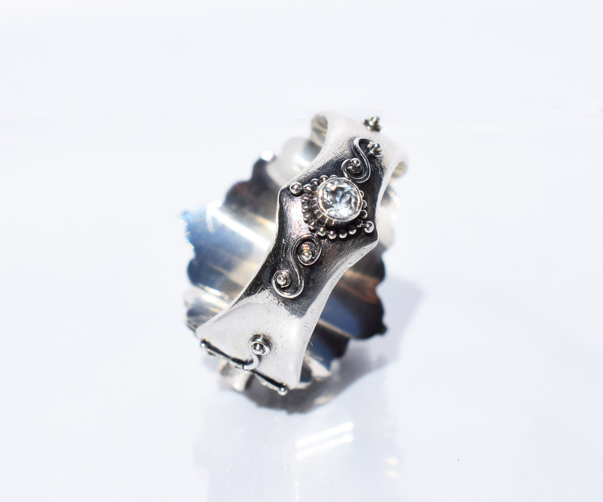 Anillo Lotus Morganita