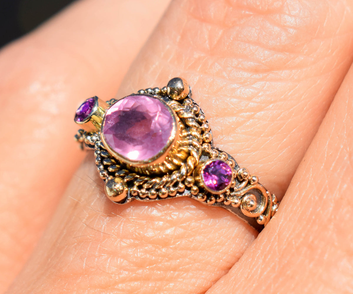 Anillo Florencia Espinela Rosada