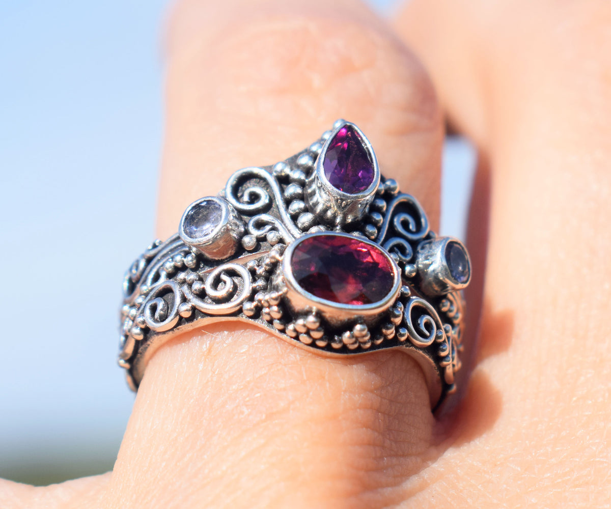 Anillo Dreams Rodolita