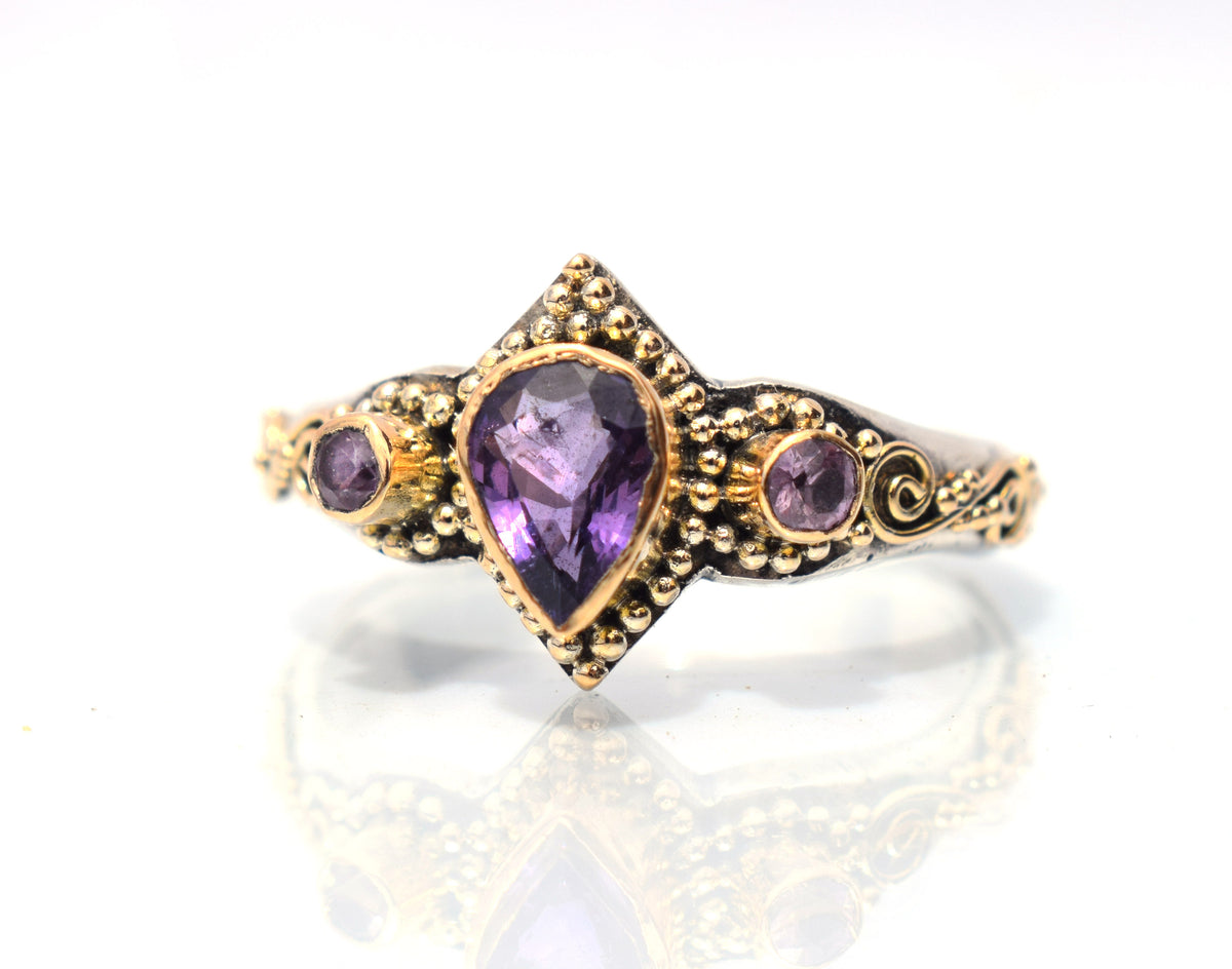 Anillo Roma Zafiro Purpura