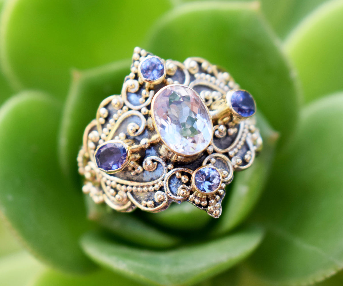 Anillo Kerala Morganita