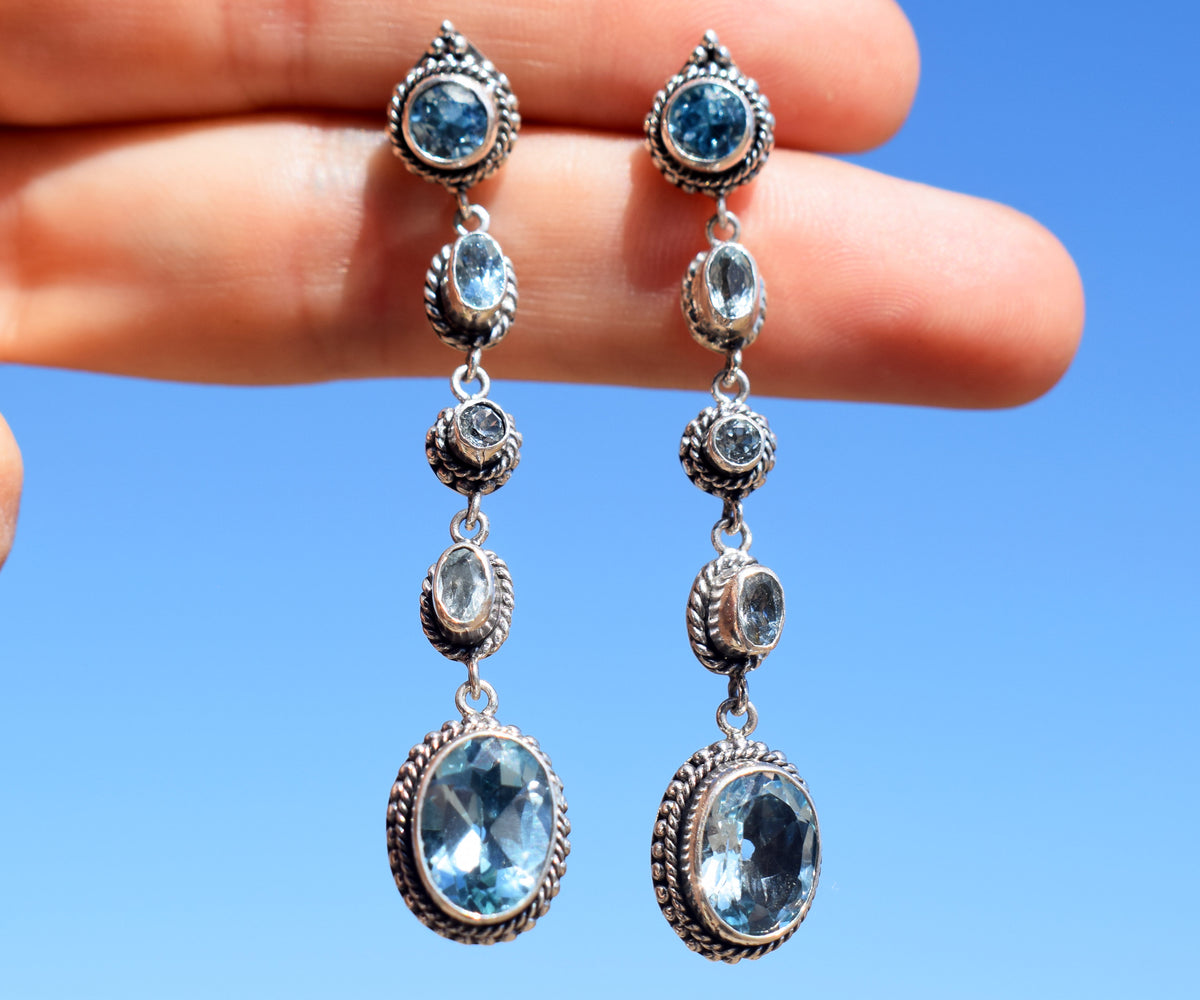 Aros Cascada Topacios