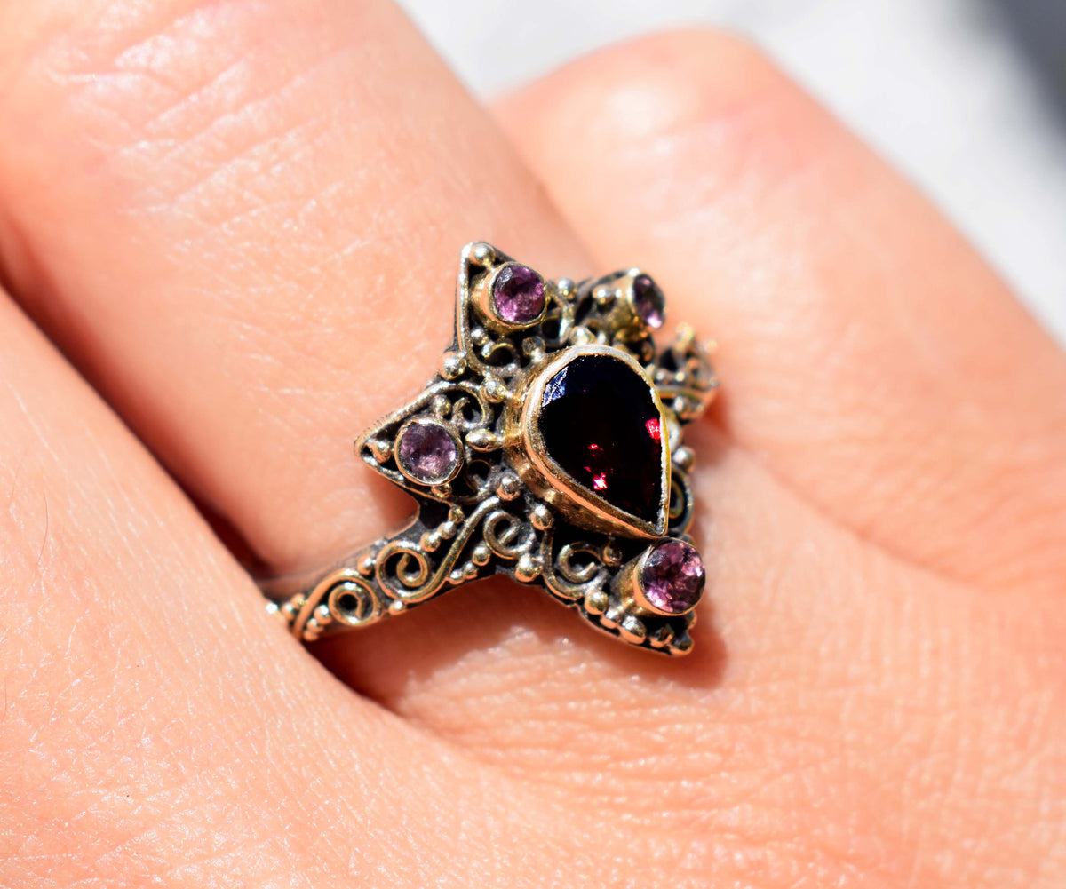 Anillo Cosmic Star Turmalina