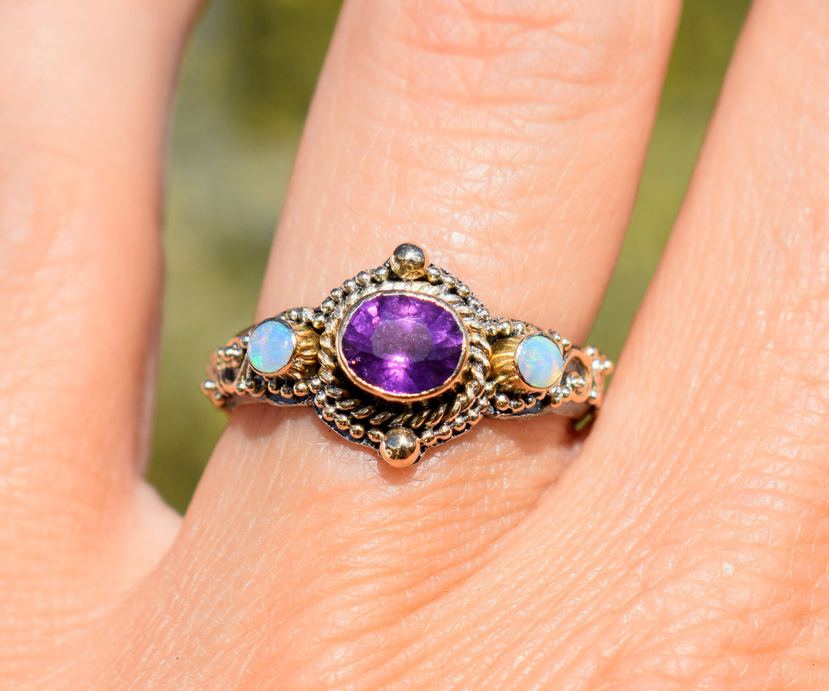 Anillo Florencia Zafiro Purple