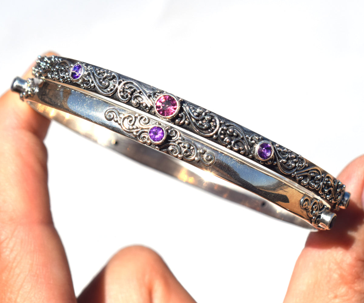 Pulsera Indian Kangan Amatista