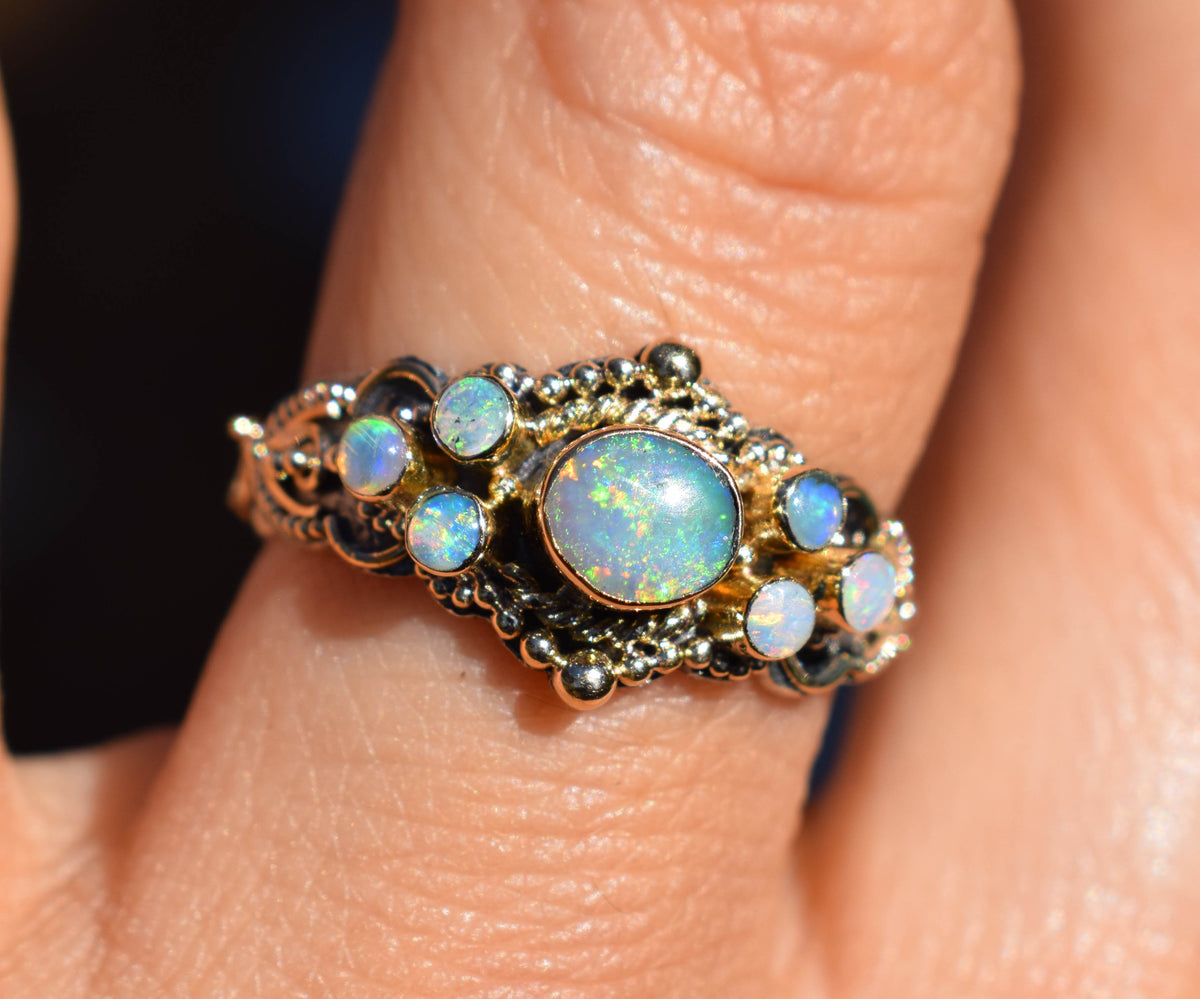 Anillo Azahara Ópalo