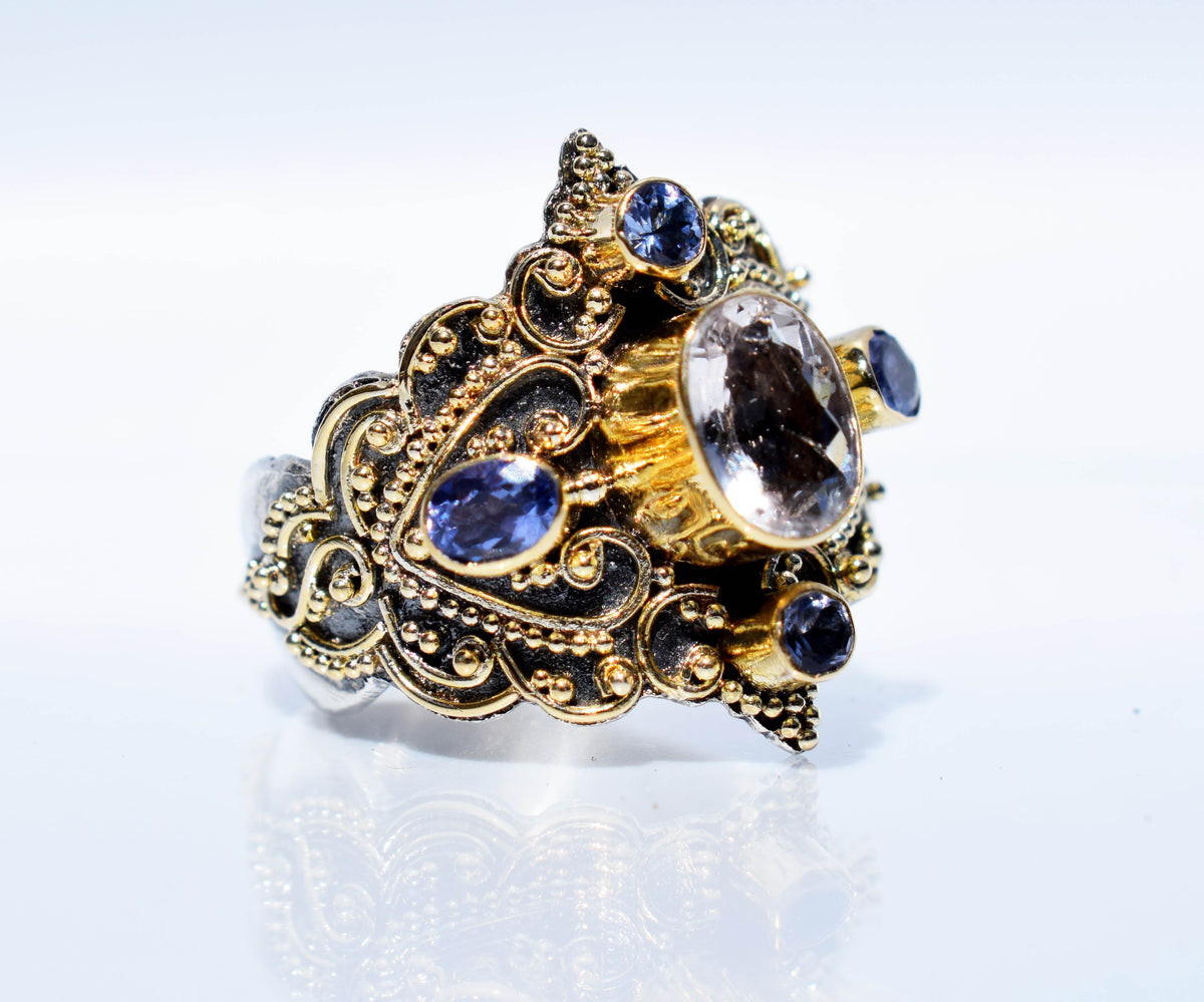 Anillo Kerala Morganita