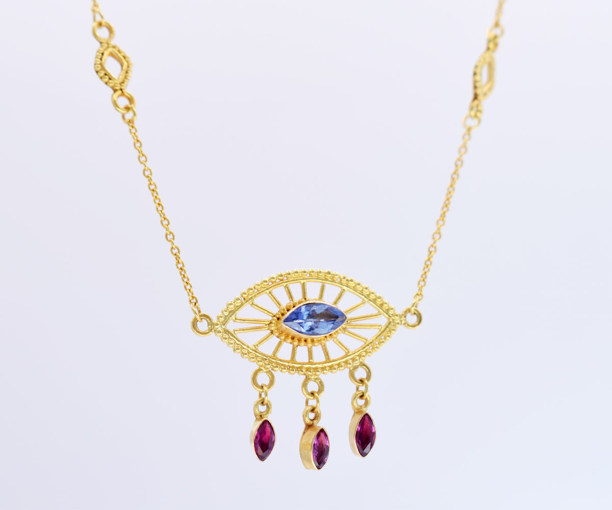 Collar Helix Tanzanita