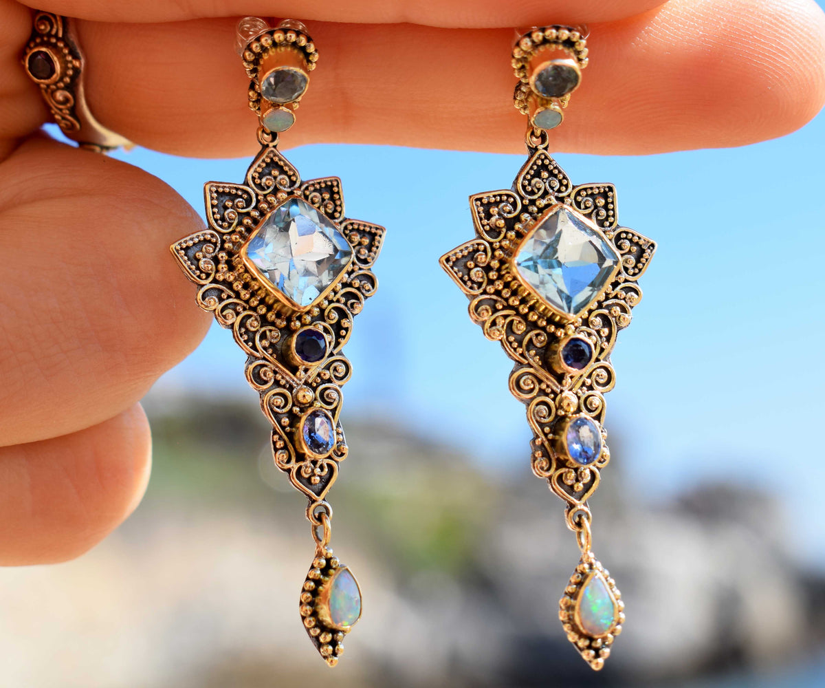 Aros Kaya Cushion Topacios