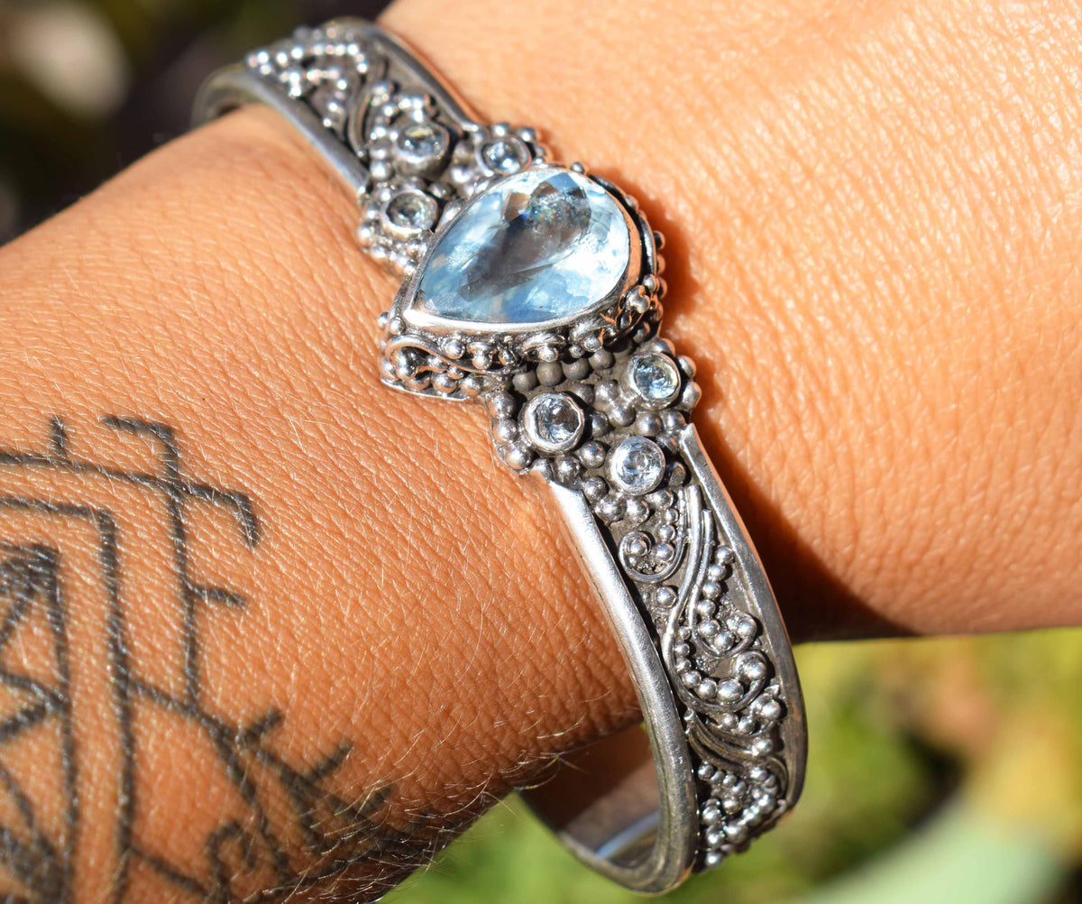 Brazalete Spirit Aguamarina