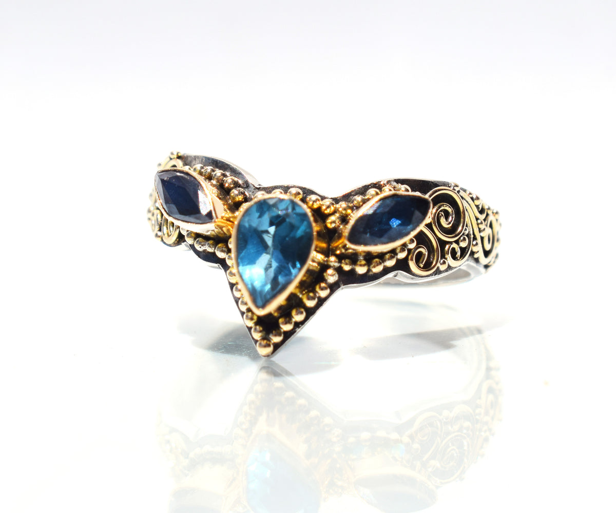 Anillo Fusion Marquise Topacio