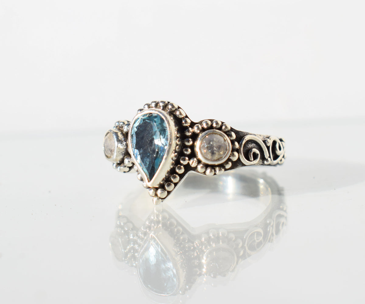 Anillo Roma Topacio Gota