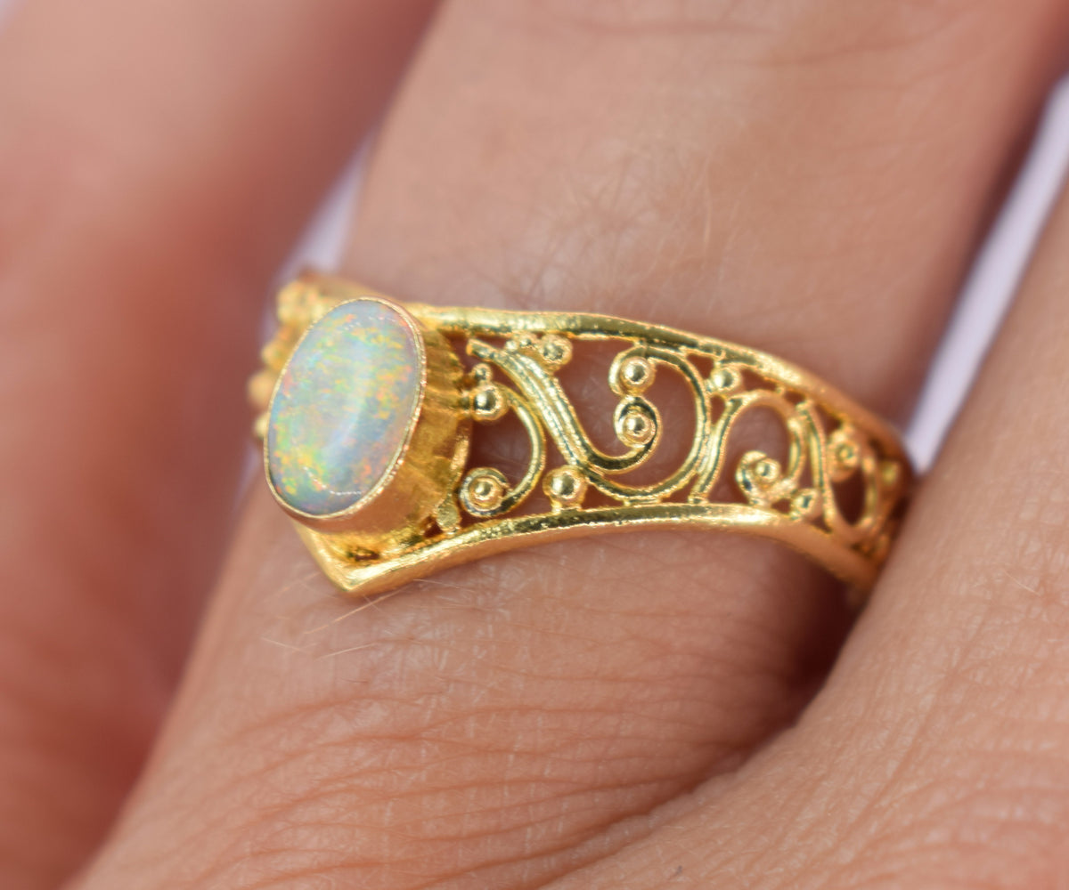 Anillo Calisto Ópalo